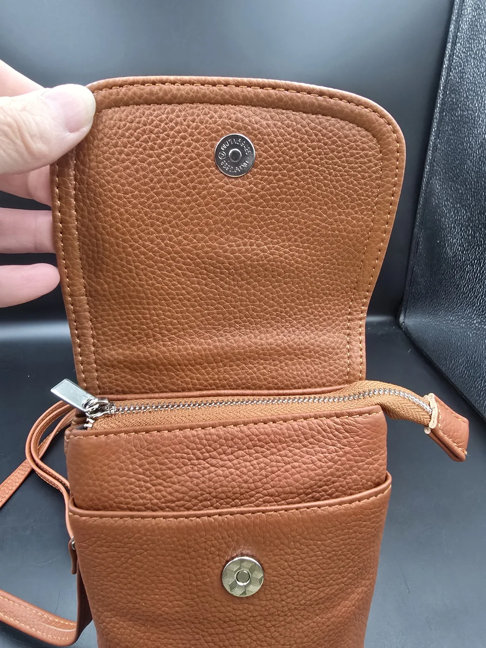 Beijeh Orange Crossbody Phone Bag - Compact Women’s Shoulder Bag